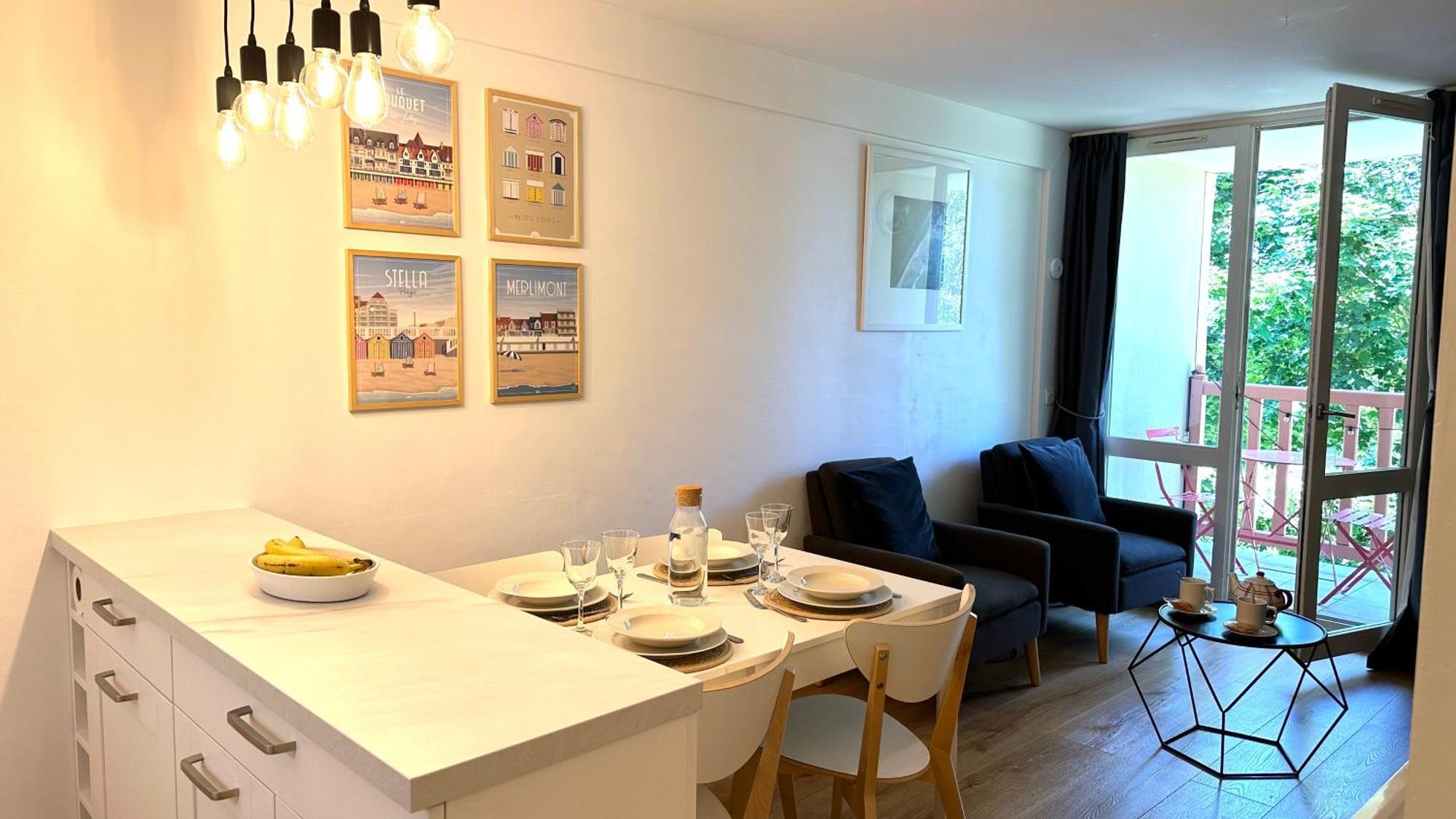 Appt 4 Pers-2 Chb-2 Sdb-Piscine-Linge Inclus-Literies Faites A L'Arrivee Inclus-Parking Apartment Le Touquet Exterior photo